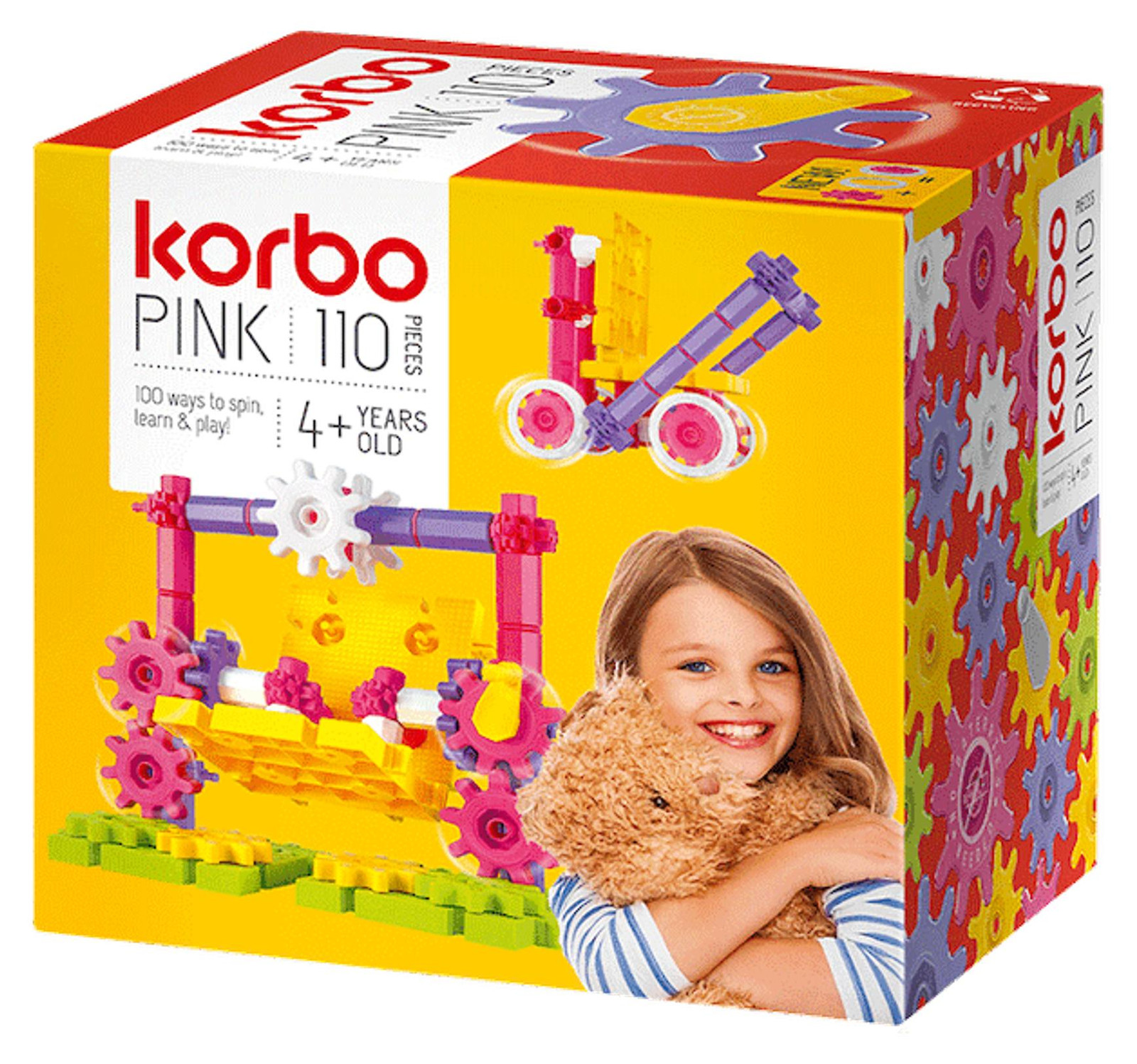 Korbo Constructieklokken Pink 110