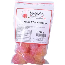 SEEFELDER saure Pfirsichherzen KDA 100 g