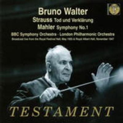 Walter/BBC SO/London PO: Tod Und Verklärung/Sinfonie 1 (195 - Walter,Bbc so,London Po, CD