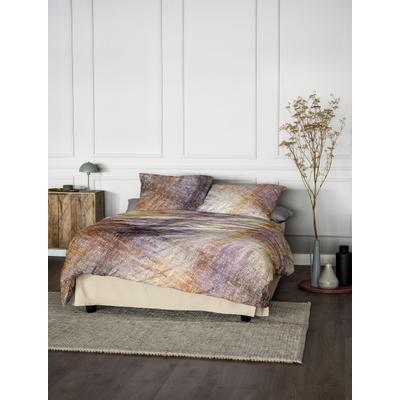 Bettwäsche IRISETTE "Zobel 8550", orange, B/L: 135cm x 200cm, 1 Stk., 1 Stk., Biber, B/L: 80cm x 80cm, 2 Stk., Biber, Obermaterial: 100% Baumwolle, Bettwäsche, Bettwäsche, samtig weich