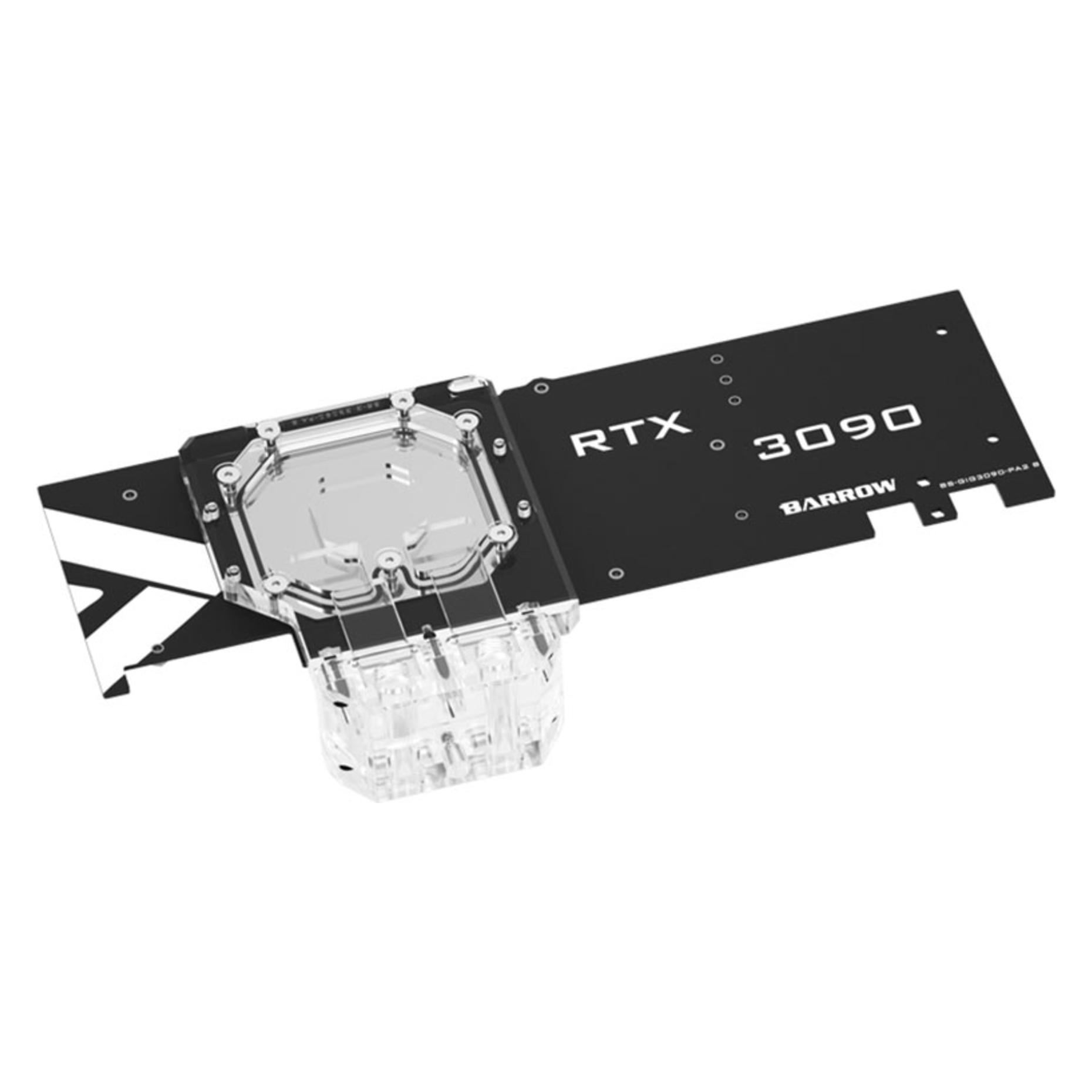 Barrow Aktive Backplate RTX 3080/90 Gaming OC RGB - Acryl (BS-GIG3090-PA2 B)