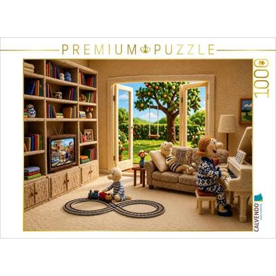 CALVENDO Puzzle Zuhause klingt nach Glück | 1000 Teile Lege-Größe 64x48cm Foto-Puzzle für glückliche Stunden
