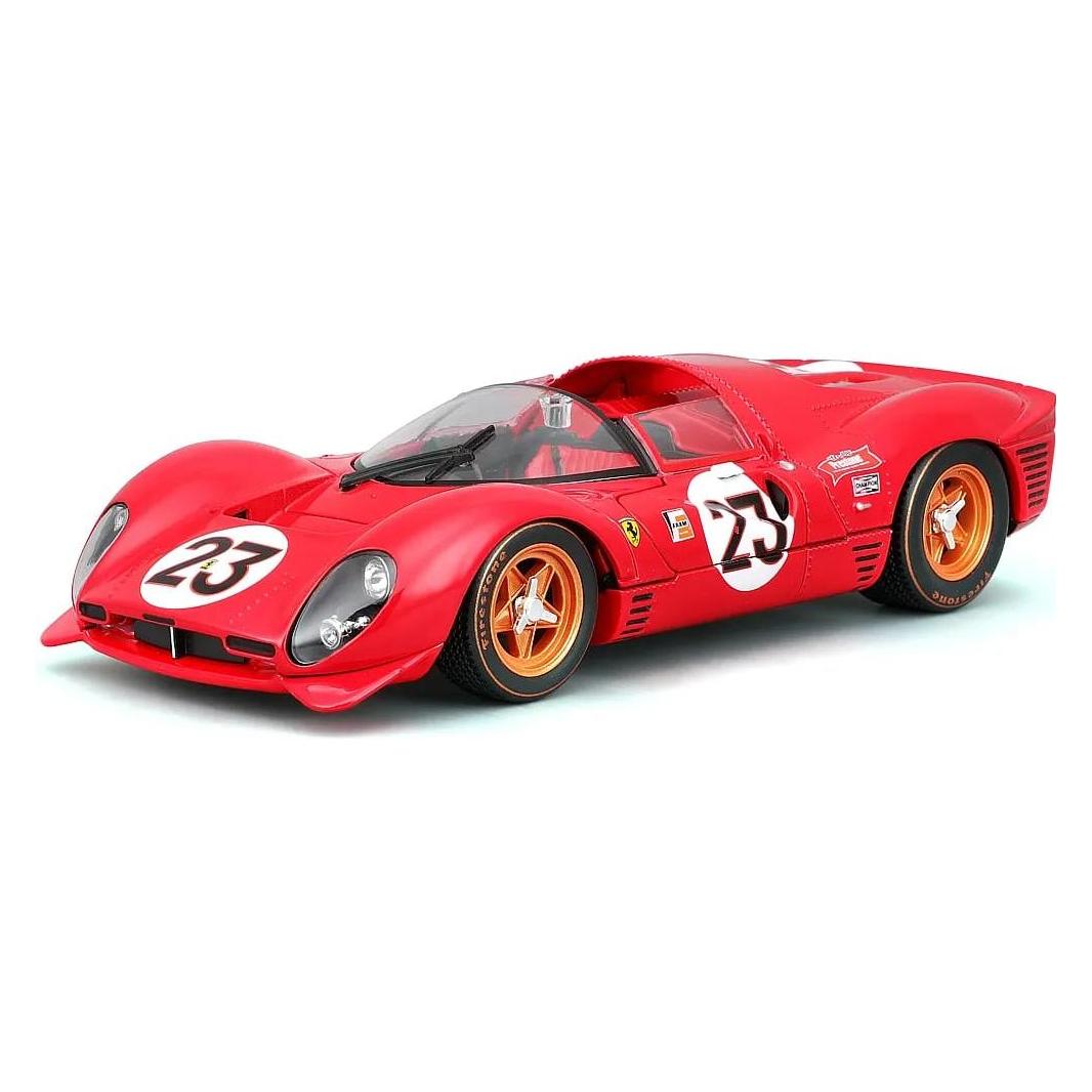 Bburago Ferrari Racing Bausatz 330 P4 Daytona 1/24 rot (1826584-R)