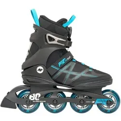 K2 Herren Inlineskates F.I.T. 80 BOA, Größe 45 in Grau Grau