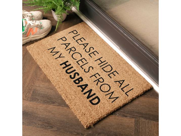 Fußmatte TYPO-HIDEPARCELS 40 x 1 x 60cm Braun