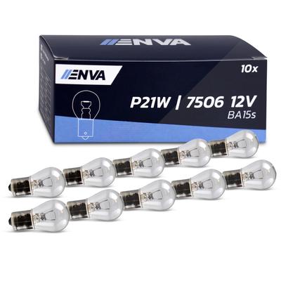 Enva Glühlampe P21W 21W klar 12V - 10 Stück [Hersteller-Nr. 40843081]