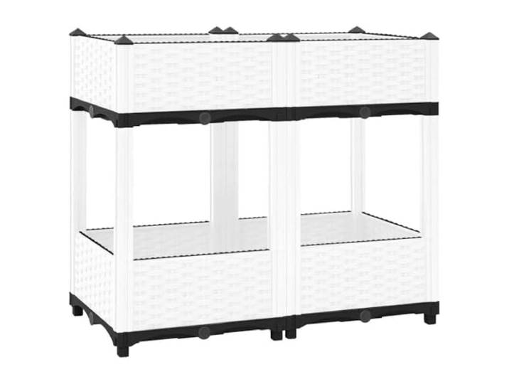 LLEZKBR Home Tools Hochbett 80x40x71 cm Polypropylen