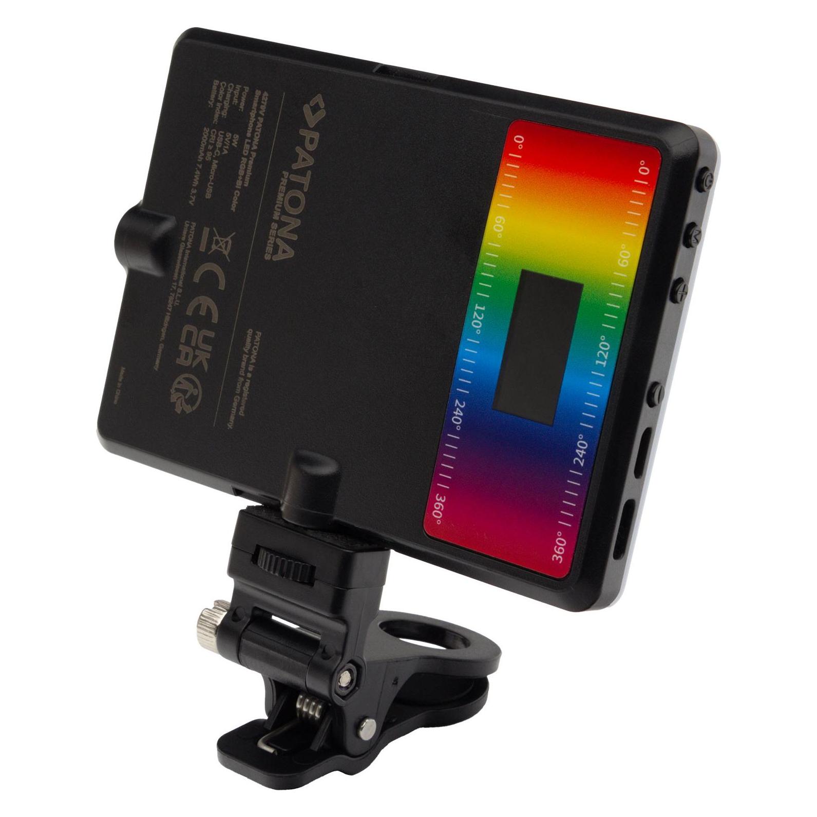 Patona Smartphone RGB/Bi Color Licht (Videoleuchte) (4279)