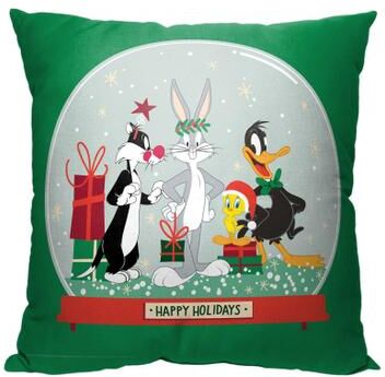 Wb Looney Tunes Silly Snowglobe Printed Throw Pillow by The Northwest in O