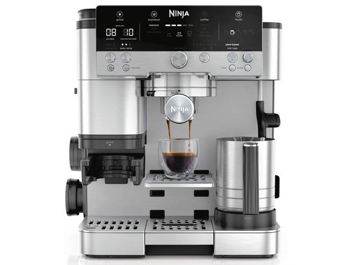 NINJA Espressomaschine ES655EU Luxe Café Premier Plus-Serie, Drei Maschinen in einer: Espresso-, Filterkaffee- und Cold Brew