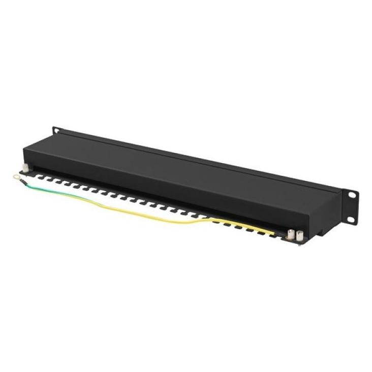 Lanberg patch panel 24port 1U cat.6A FTP (PPSA-1024-B)