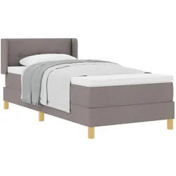 vidaXL, Boxspringbett, Natalie Button tufted (100 x 200 cm)