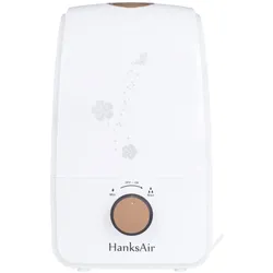Art ARTNAW-05 Ultrasonic Air Humidifier HANKS AIR 3 L - MAN Baltas, Luftbefeuchter, Weiss