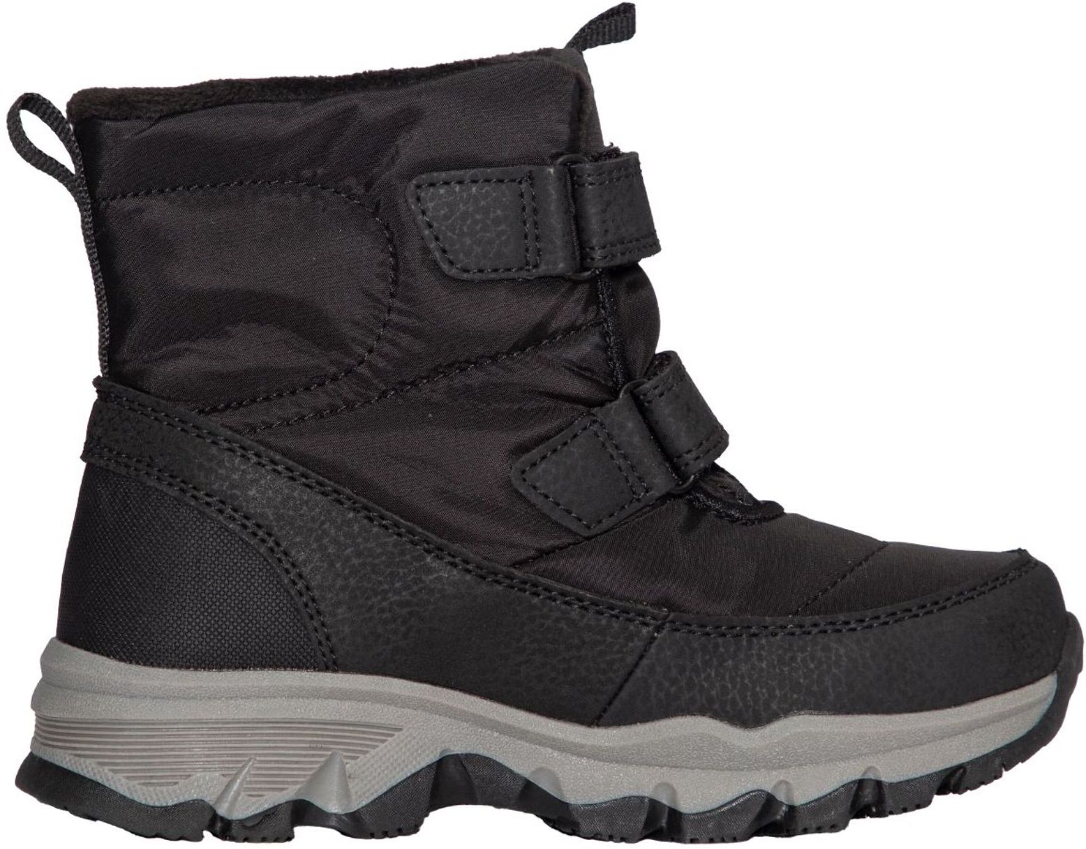 Snowboots SKOGAN "SKOGAN Stiefel Textil", Mädchen, Gr. 28, schwarz, Textil, Schuhe Snowboots