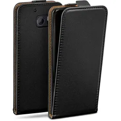 moex Flip Case HTC 10 Klapphülle Leder Optik
