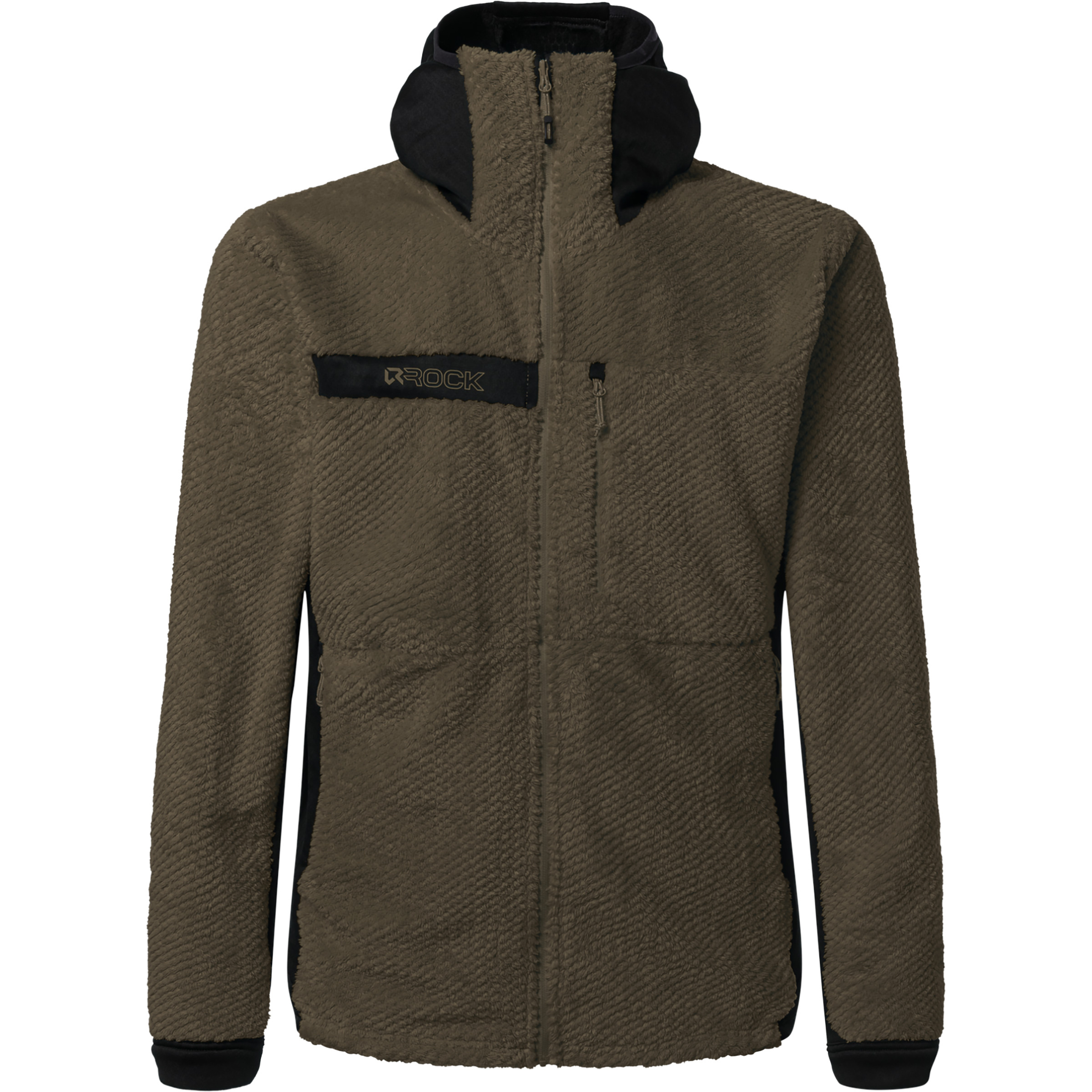 Rock Experience Blizzard Tech 2.0 Fleece Herren Fleecejacke braun Größe XL Camping Elastisch