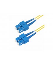 StarTech.com 2m 6.6ft SC to UPC OS2 Single Mode Duplex Fiber Optic Cable 9/125µm Laser Optimized 40G/100G Zipcord Bend Insensitive Low Insertion Loss LSZH Patch Cord Patch-Kabel SC/UPC Einzelmodus M zu M 2 m 2 mm Glasfaser 9/125 Mikrometer OS1/OS2 halogen (SMDOS2SCSC2M)