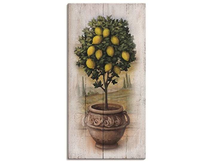 ARTLAND Wanddeko Leinwand Bilder Wandbild 50x100 cm Pflanzen- & Blumen Bäume Obstbaum U0PT