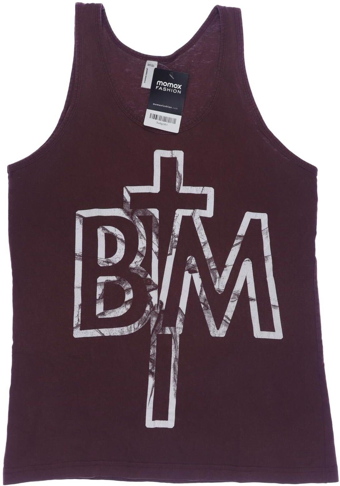 American Apparel Damen Top, Bordeaux, Gr. S, Baumwolle - Second Hand