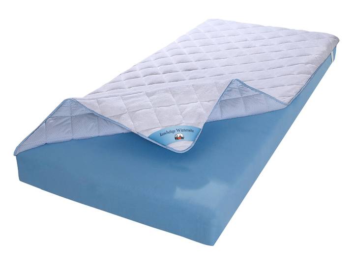 Matratzenauflage RIBECO Top Cool , weiß, B:120cm L:200cm, Bezug: 100% Polyester, Matratzenzubehör, Matratzenauflage, Mit über 1.000 positiven Kundenbewertungen, Topseller