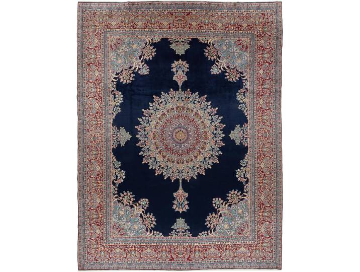 Kerman Teppich 304x392 Handgeknüpft Orientteppich Perserteppich