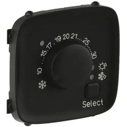 Legrand 755318 Abdeckung für Raum- thermostat Valena Allure schwarz