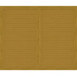 GroJa Select Typ U mit Lamellen 1,50 Meter hoch -  -asteiche natur-180 cm