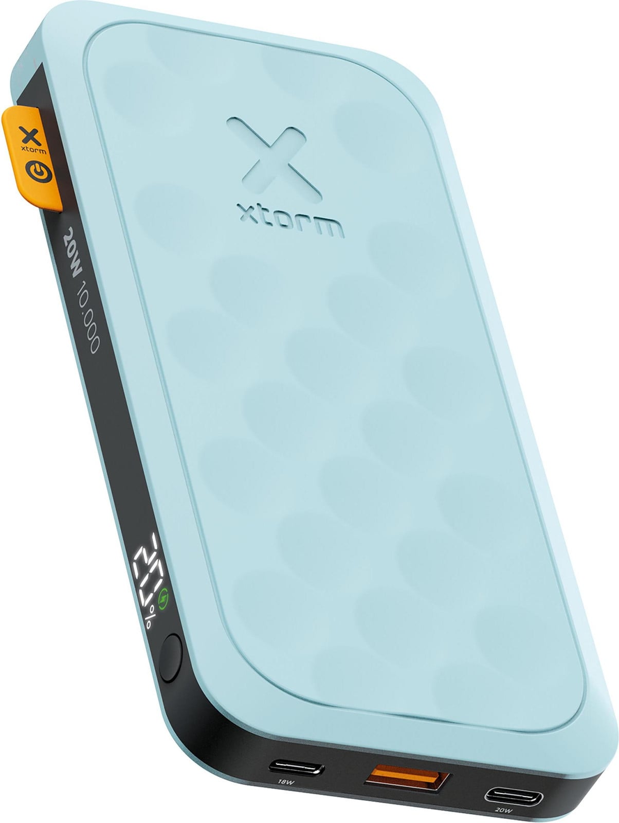 Xtorm Fuel Series 5 Powerbank 10000 mAh – 20W Fast Charging – 2x USB-C en 1x USB-A – Blauw