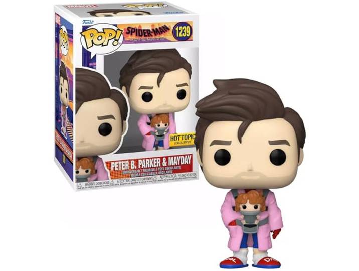 Funko Marvel Spider-Man Spider badfiguur Peter Parker en MayDay Pop! Marvel (exclusief Hot Topic model)