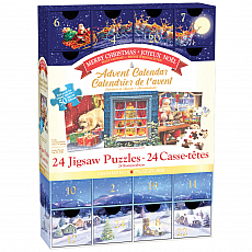 eurographics Puzzle Adventskalender - 1200 Teile Classic Christmas 301242
