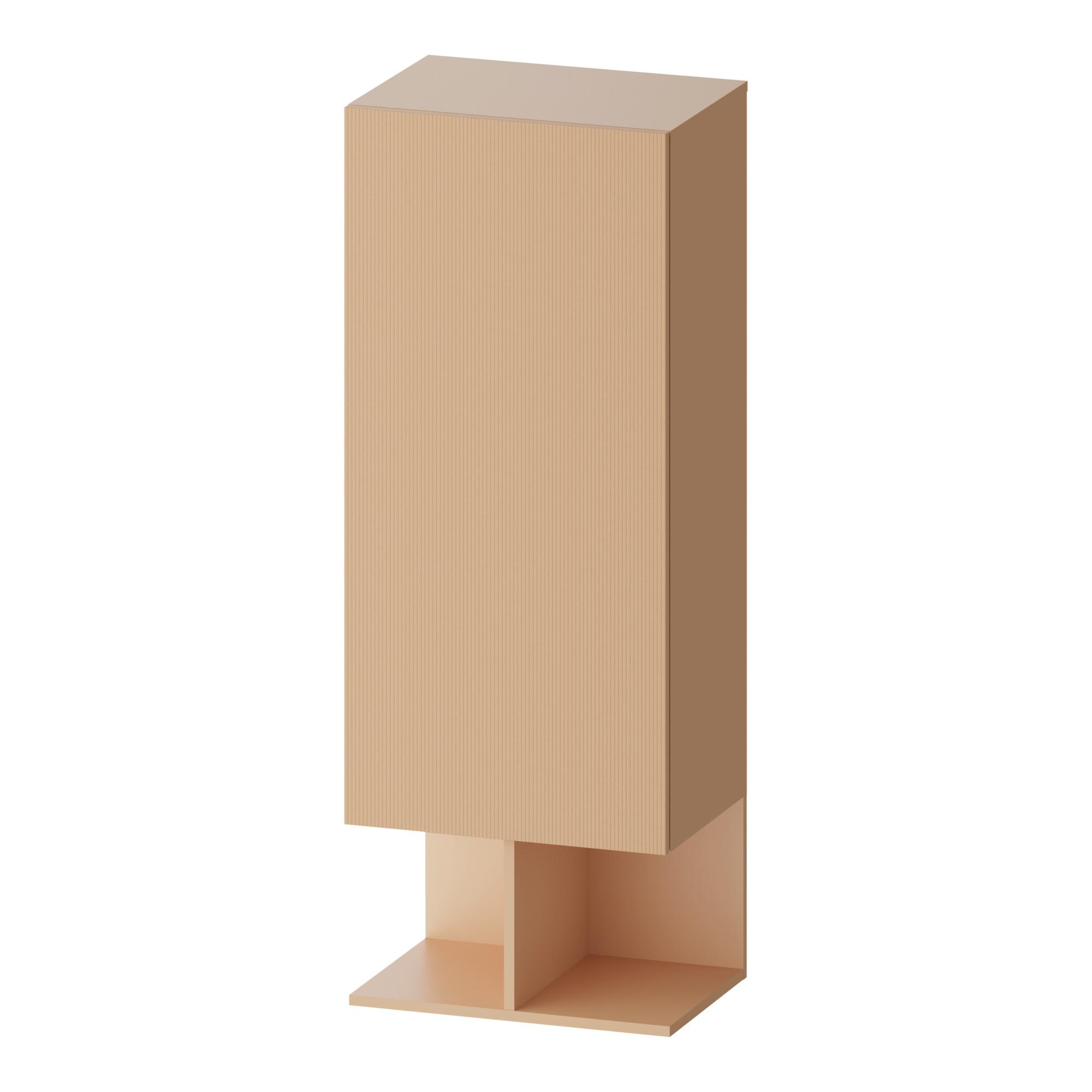 Duravit Halbhochschrank Balcoon 50x36x132cm, Tür re, Terra strukturiert (BA1302RJHIH0000)
