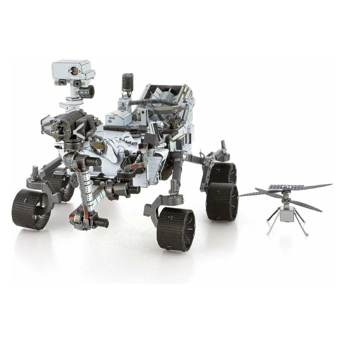 Fascinations Metal Earth Weltraum 3D-Bausätze : Mars Rover Perseverance & Ingenuity Helikopter (MMS465)