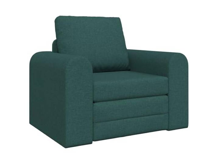 KUTYWEXFM Schlafsofa Klappbar Dunkelgrün 98 x 71 x 83 cm Stoff Vielseitiges Gästebett mit manueller Klappfunktion für Wohnzimmer und Schlafzimmer. Belastbar bis 130 kg.