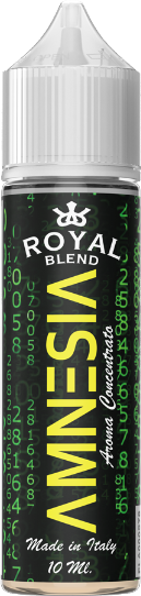 Royal Blend Amnesia Liquido Shot 10ml Cioccolato Bianco Biscotto Vaniglia