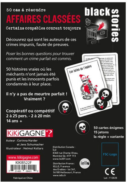 Kikigagne ? Black Stories - Affaires Classées