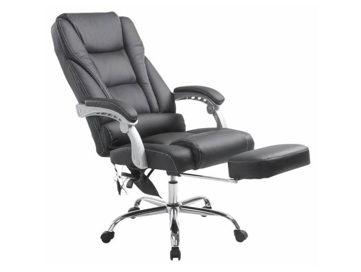 CLP Chefsessel Lederlook schwarz, Schwarz, Metall, 68x118x64 cm, Büromöbel, Bürostühle, Chefsessel