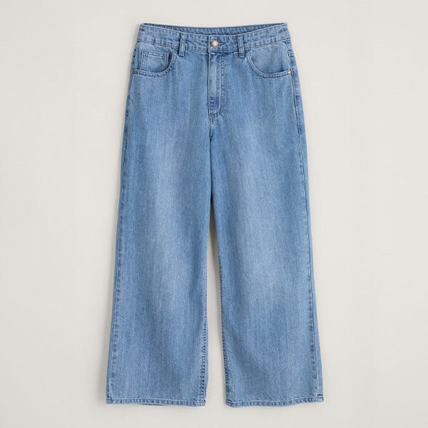 Seasalt Barnes Crops Light Wash Rain Slub