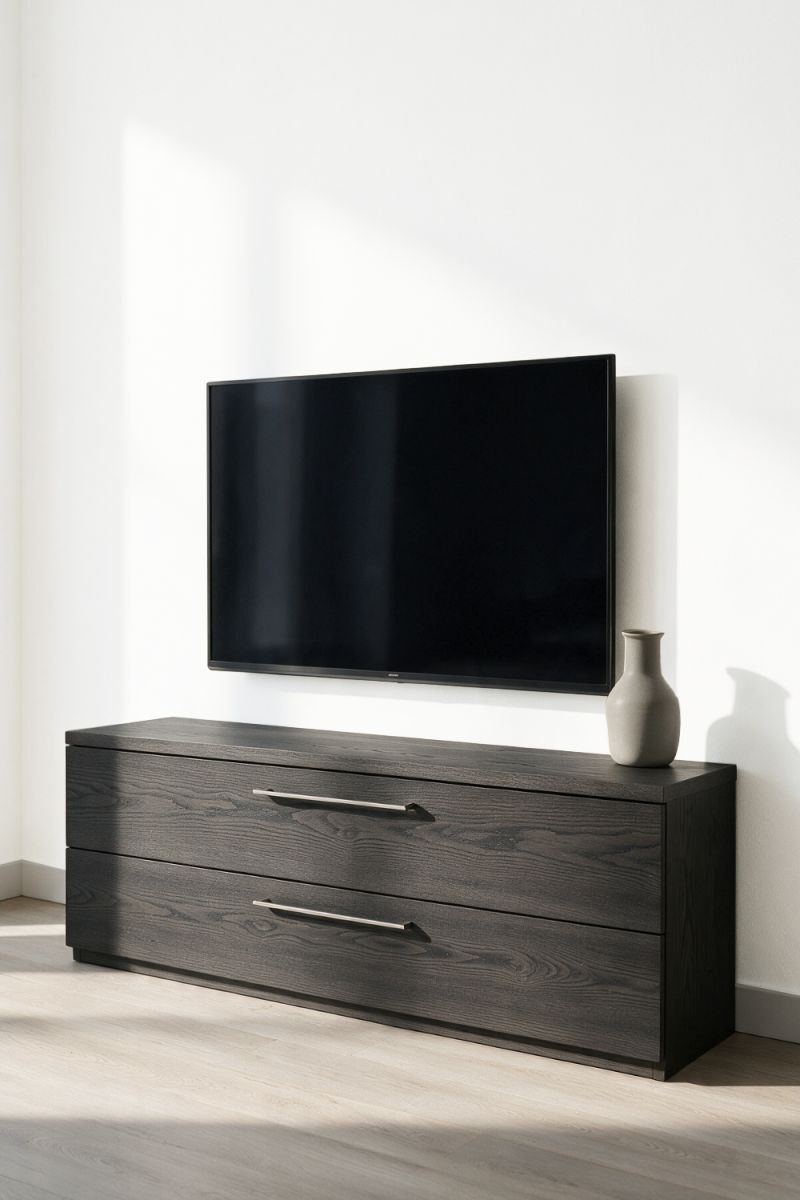 RegalosMiguel Módulo TV 2 Cajones Ceniza