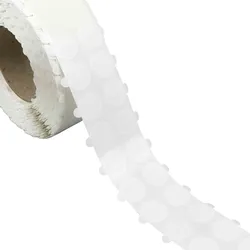 Doppelseitige PET-Klebepunkte, stark/schwach, 30 mm, 5000 Stück, transparent