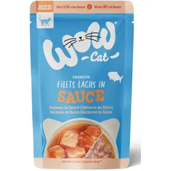 WOW CAT Lachs in Sauce 8x85 g