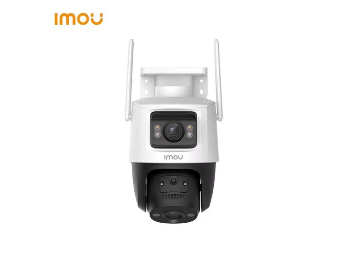 IMOU 6MP Dual Lens Outdoor PT camera, thuisbeveiliging met AI mens- &amp; voertuigdetectie, tweewegcommunicatie, 30 m IR-afstand