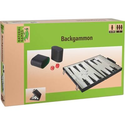 Classic Games Backgammon Kunstleder 47x37 cm