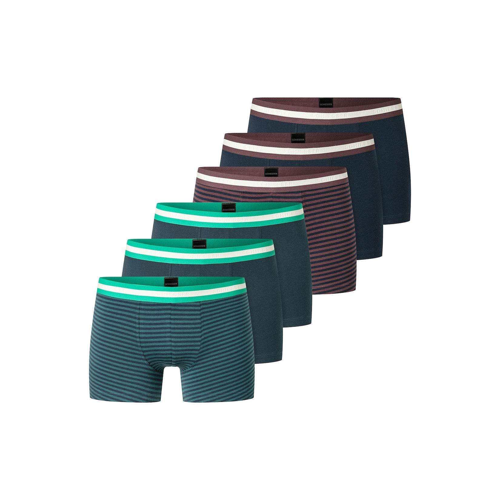 Schiesser Jungen Trunk 955 Multi 6er Pack