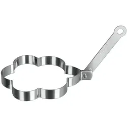 6x Metaltex Spiegeleierformer Inox sort, Küchengadgets, Silber