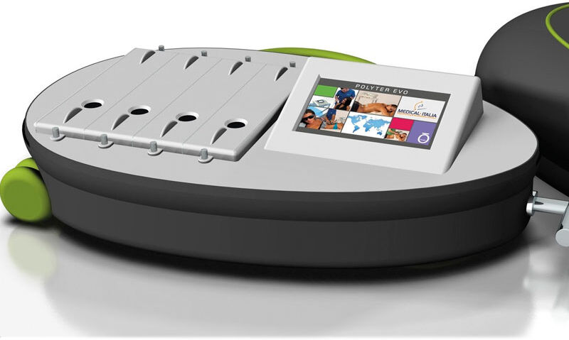 Polyter Evo: Aparelho portátil de electroterapia, ultrasonidos, laser e magnetoterapia (Módulo necessário para funcionamento)