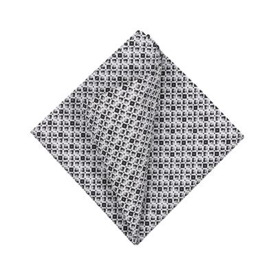 Einstecktuch VENTI "VENTI Einstecktuch Print", Herren, grau (dunkelgrau), 100% Baumwolle, Modetücher