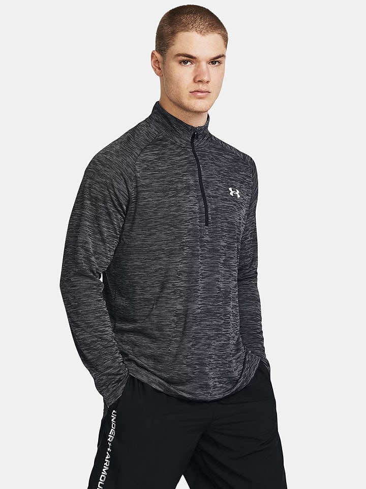 Under Armour Trainingsshirt "Tech Textured" in Grau - L