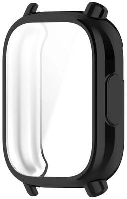 Inspired Living Redmi Watch 5 TPU Protective Case With Screen Protector Full Cover Bumper For Watch 5 Lite Active black redmi Watch 5