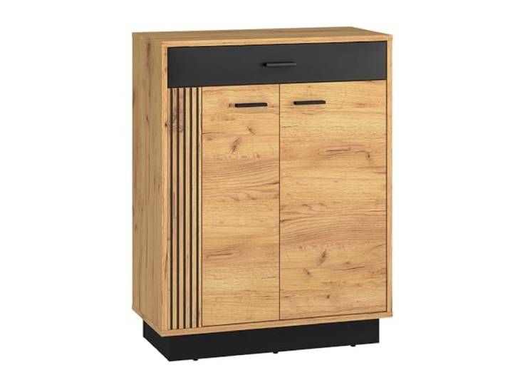 Lomadox Flur Garderobe Diele Kommode Sideboard Flurkommode Garderobenkommode in Cold Craft Eiche