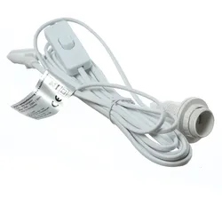 MARELIDA Kabel mit E14 Lampenfassung für Leuchtsterne und Hängeartikel 5m mit Schalter